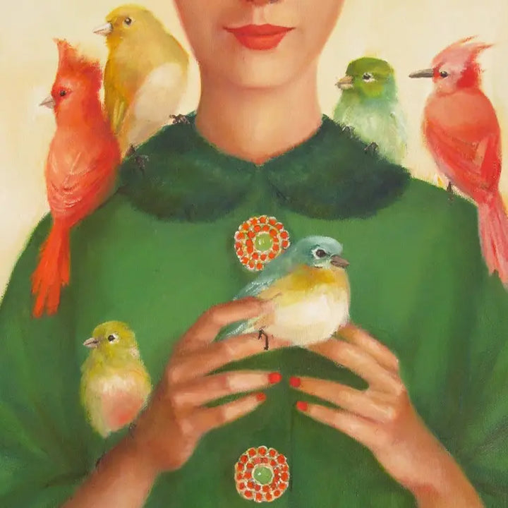 Janet Hill Studio - Ladybirds Art Print - 8.5 X 11