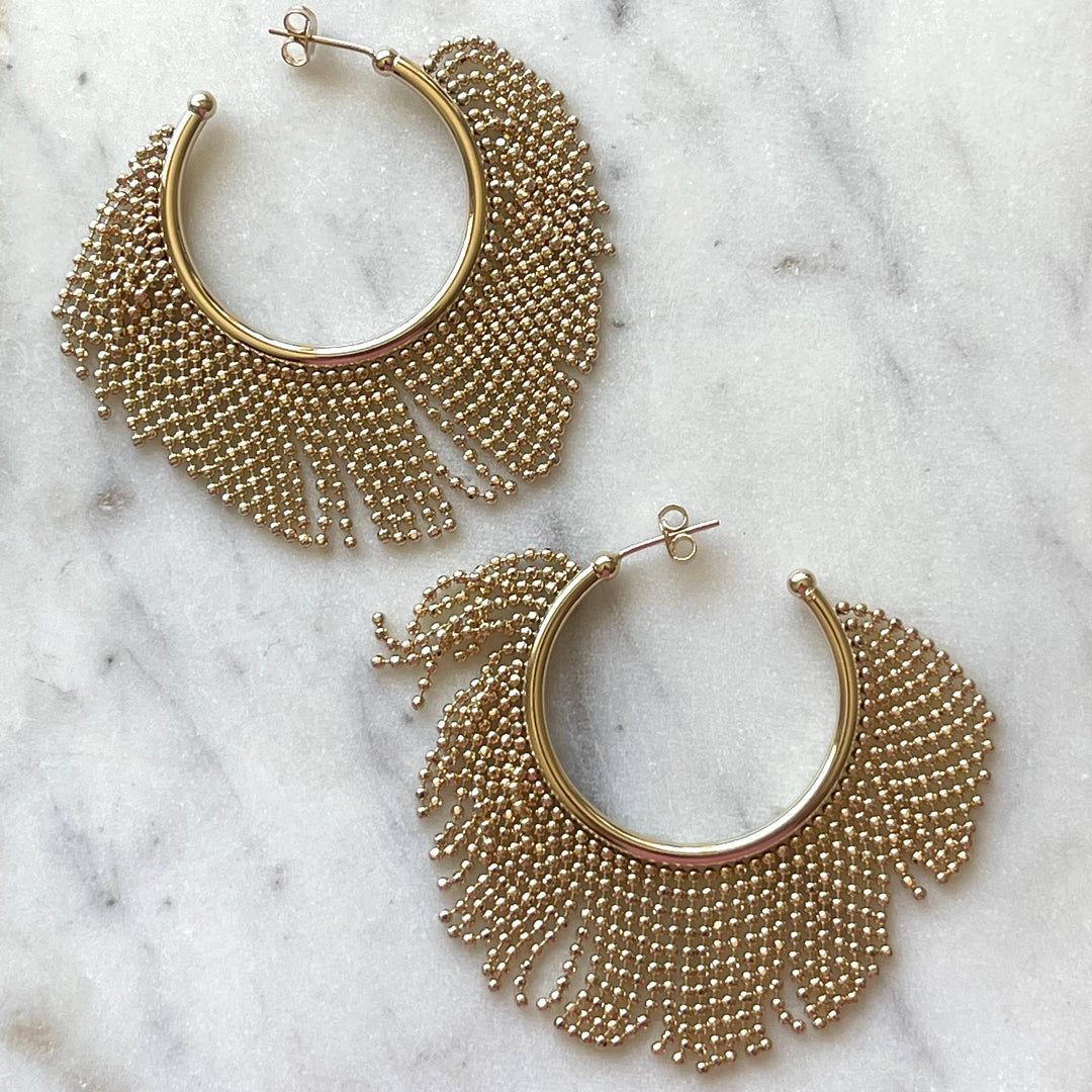 Jessica Matrasko Jewelry - Florence Hoop Earrings
