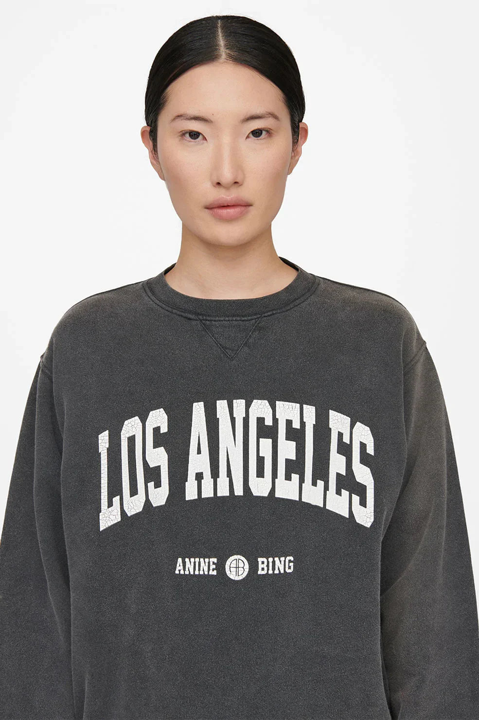 Anine Bing - Ramona Sweatshirt Monogram in White