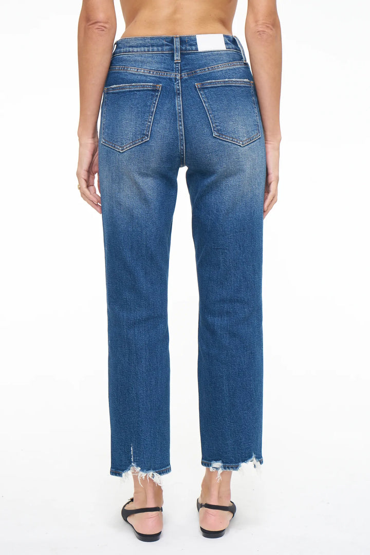 Pistola Charlie High Rise Straight Ankle Jeans- Uptown