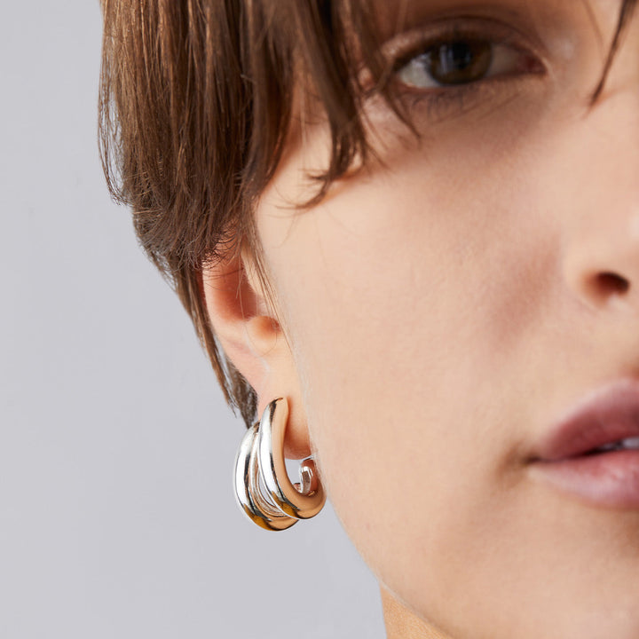 Jenny Bird Florence Earrings -Silver