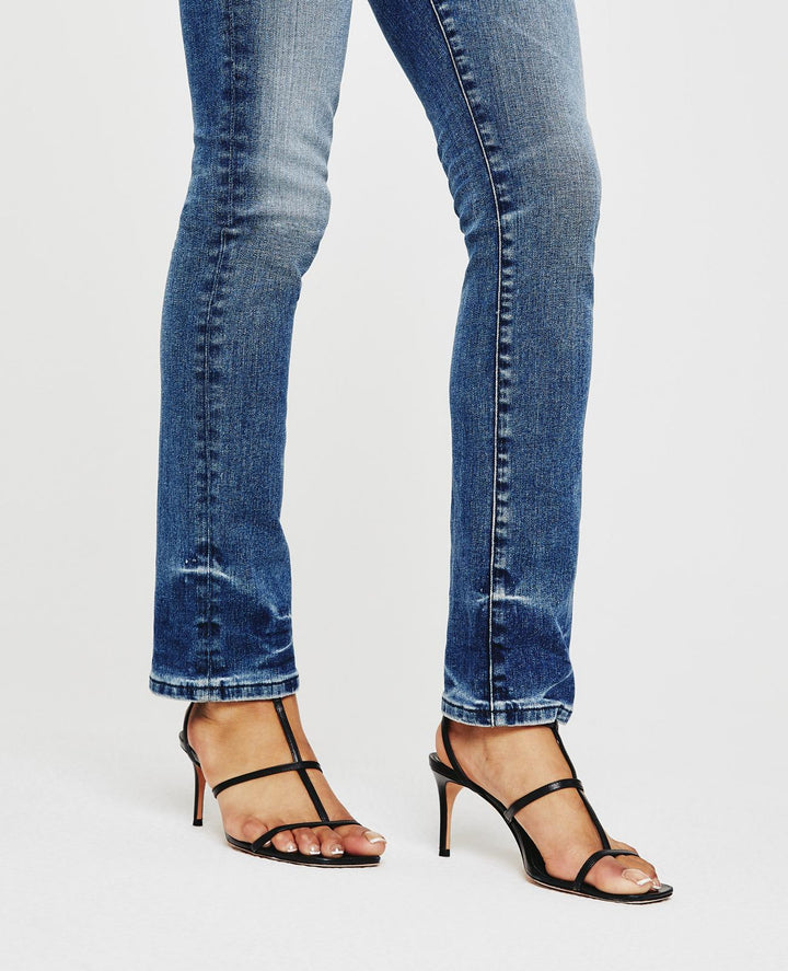 AG Mari High Rise Straight Jeans in 10 Years Broadway