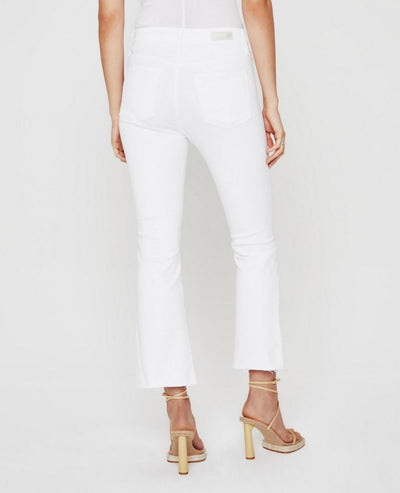 AG Farrah Skinny Boot Crop in Modern White