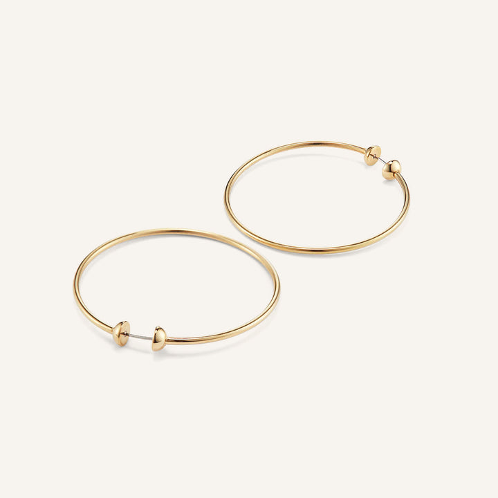 Jenny Bird Medium New Icon Hoop-Gold