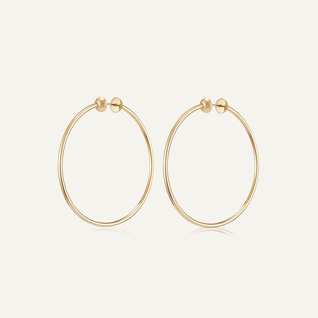 Jenny Bird Medium New Icon Hoop-Gold