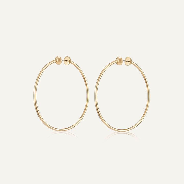 Jenny Bird Medium New Icon Hoop-Gold