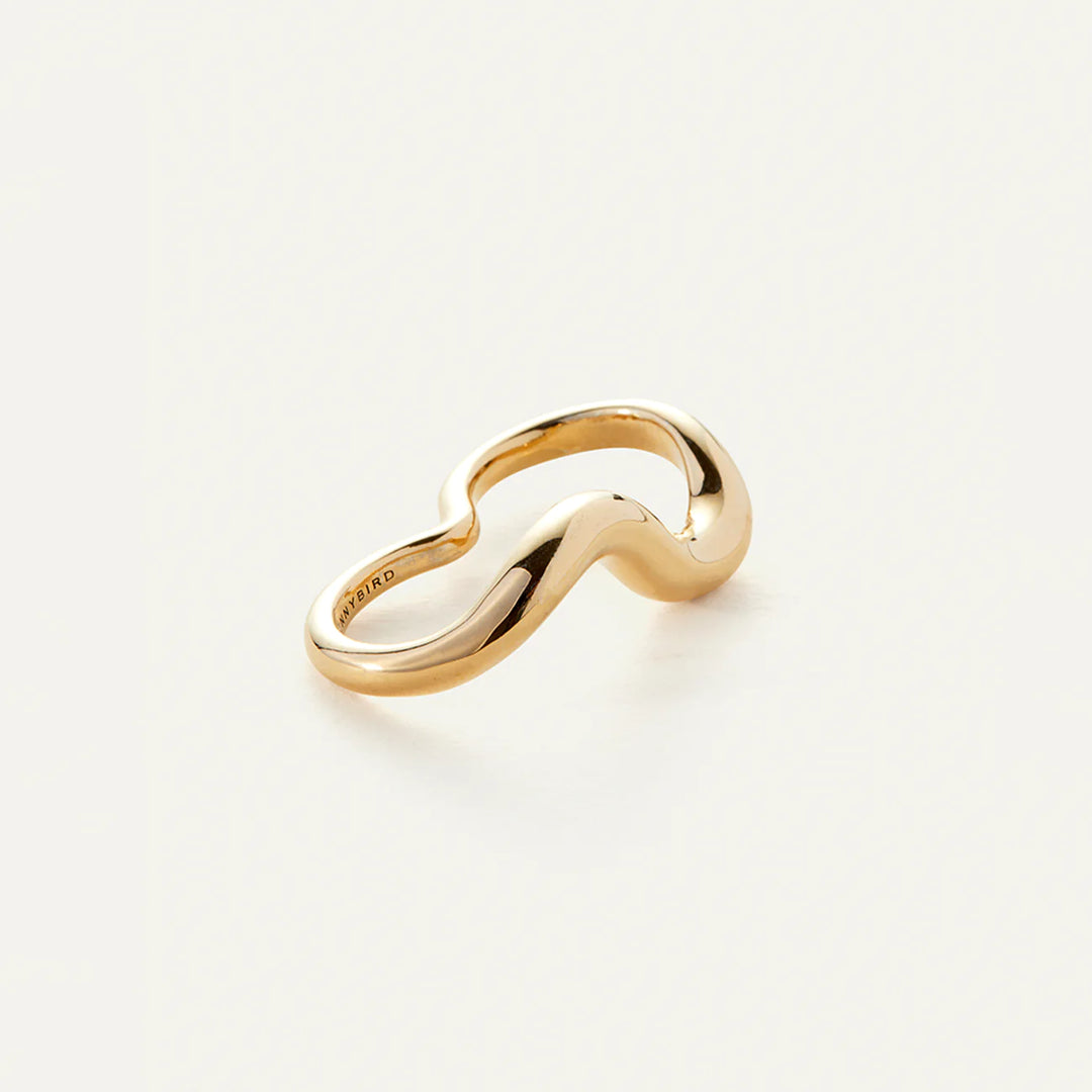 Jenny Bird Ola Double Ring - Gold