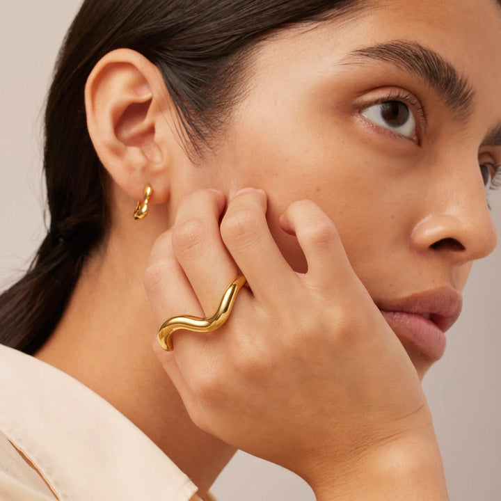 Jenny Bird Ola Double Ring - Gold