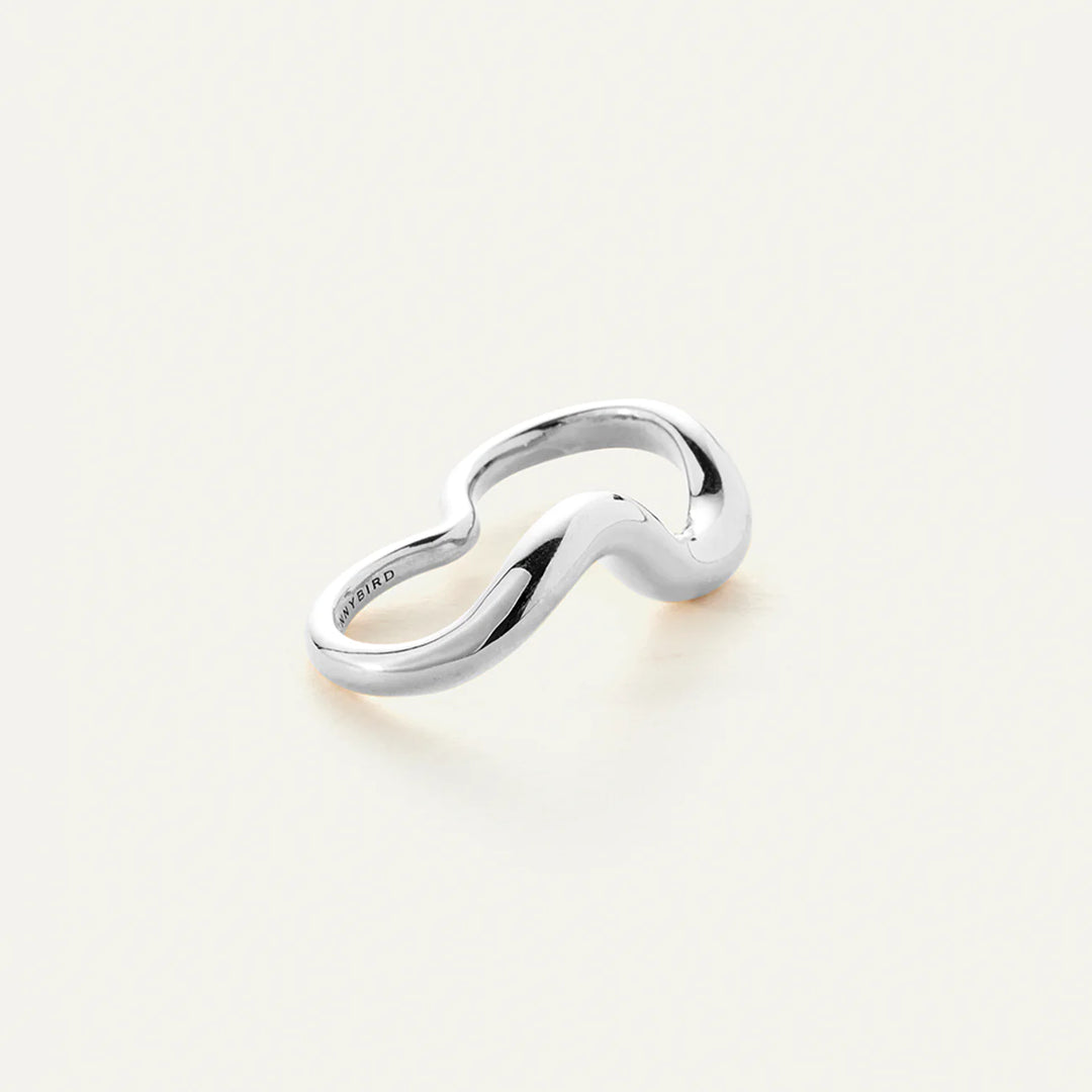 Jenny Bird Ola Double Ring - Silver