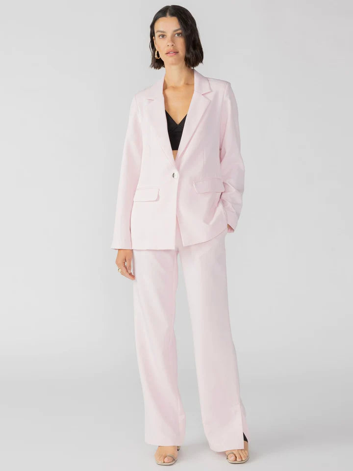 Sanctuary Bryce Woven Blazer - Washed Pink