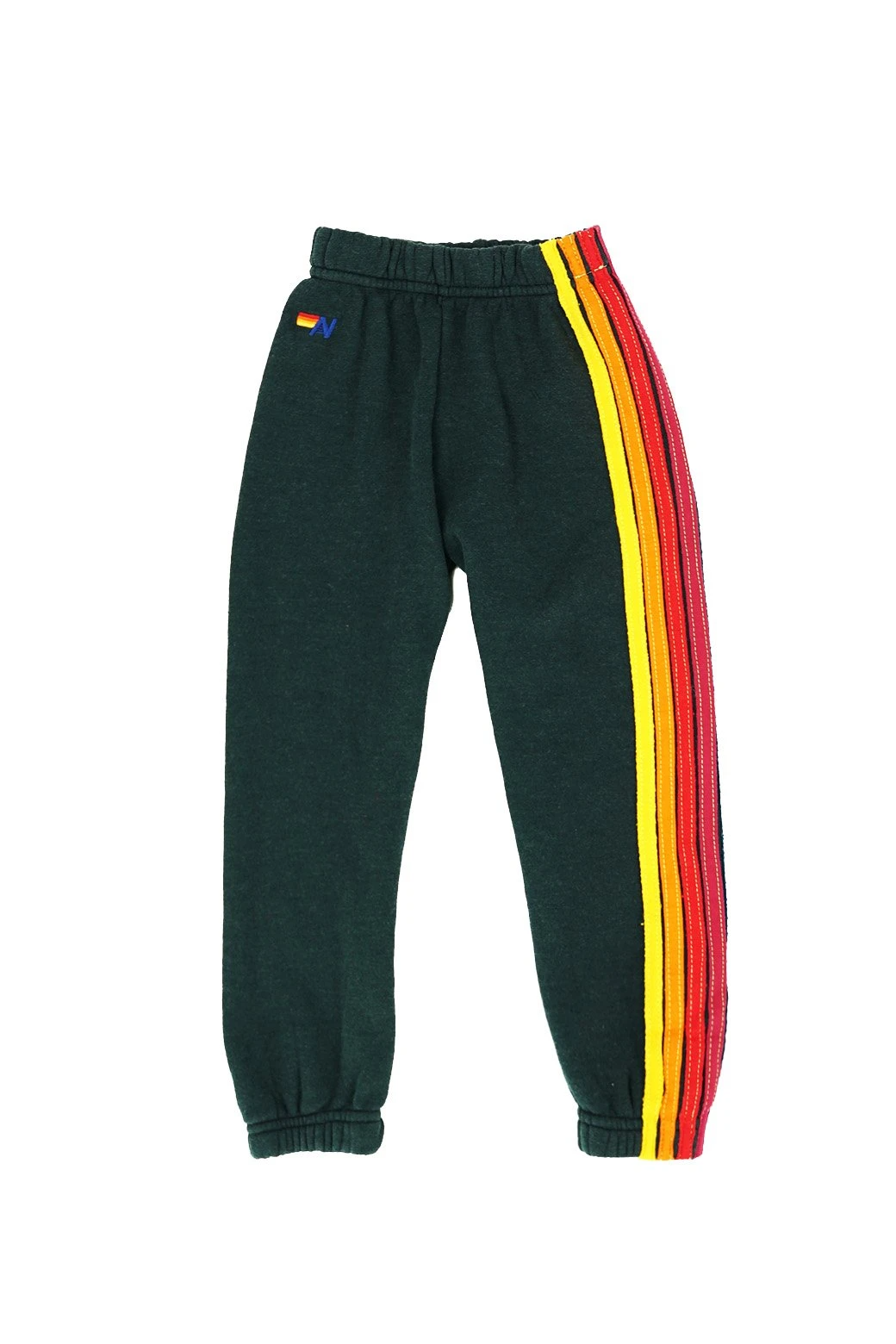 Aviator Nation Kid's 5 Stripe Sweatpants -Charcoal