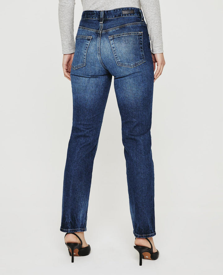 AG Saige High Rise Straight Jeans in Gondola