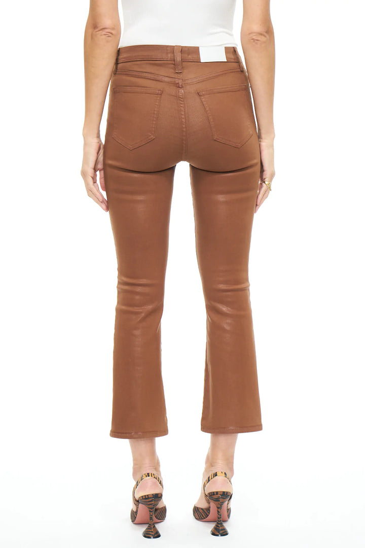 Pistola Lennon High Rise Crop Boot - Cognac