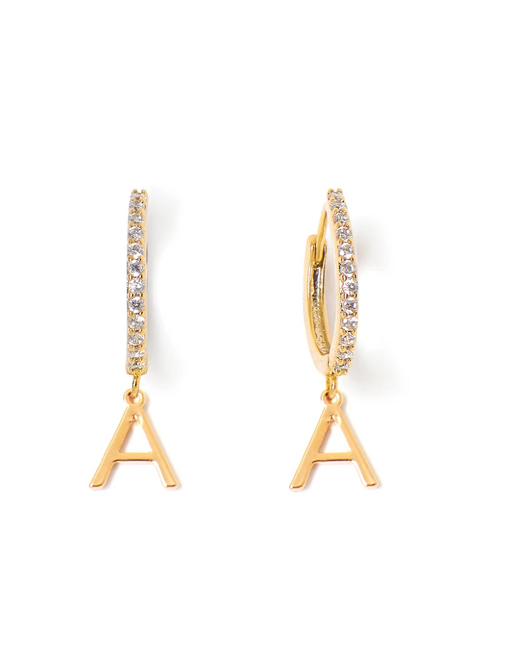 Tess + Tricia Initial Letter Higgie Earring / EQUATION Boutique