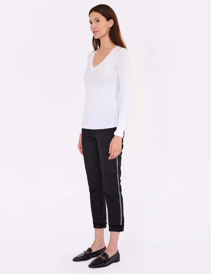 Sundry V-Neck Long Sleeve Tee