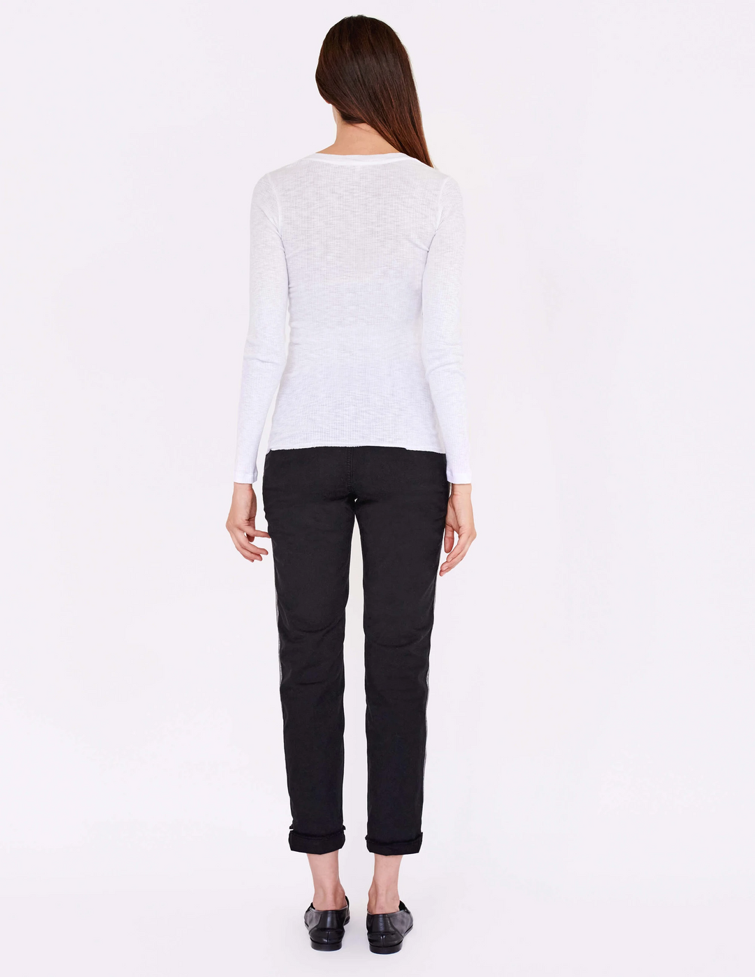 Sundry V-Neck Long Sleeve Tee