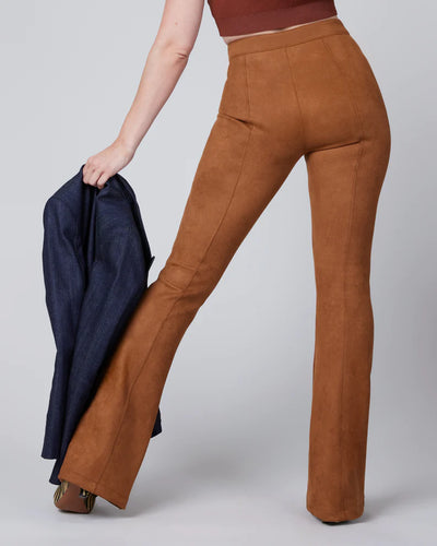 Spanx Faux Suede Flare Pants