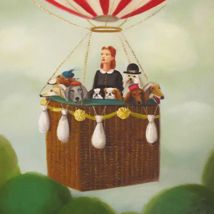 Janet Hill Studio - Miss Moon Lesson Two Art Print - 8.5 X 11