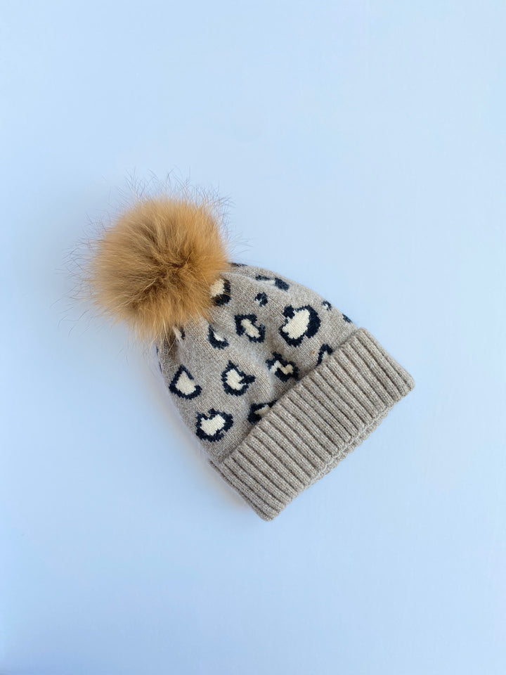 Equation Leopard Hat in Oatmeal