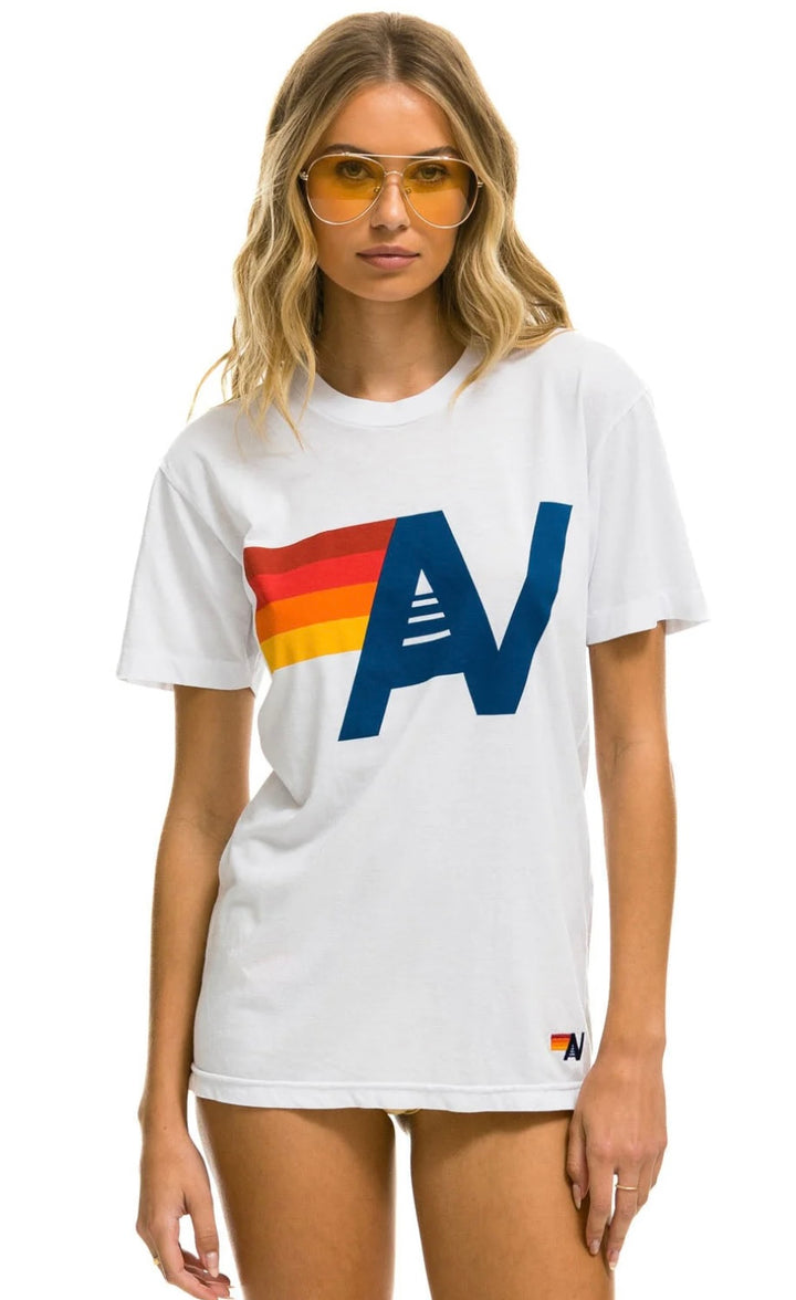 Aviator Nation Logo Tee - White