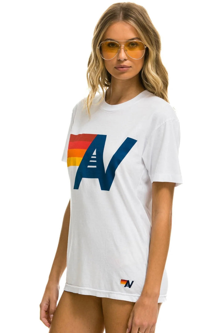 Aviator Nation Logo Tee - White