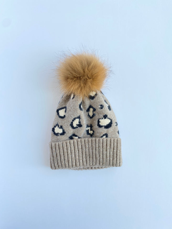 Equation Leopard Hat in Oatmeal
