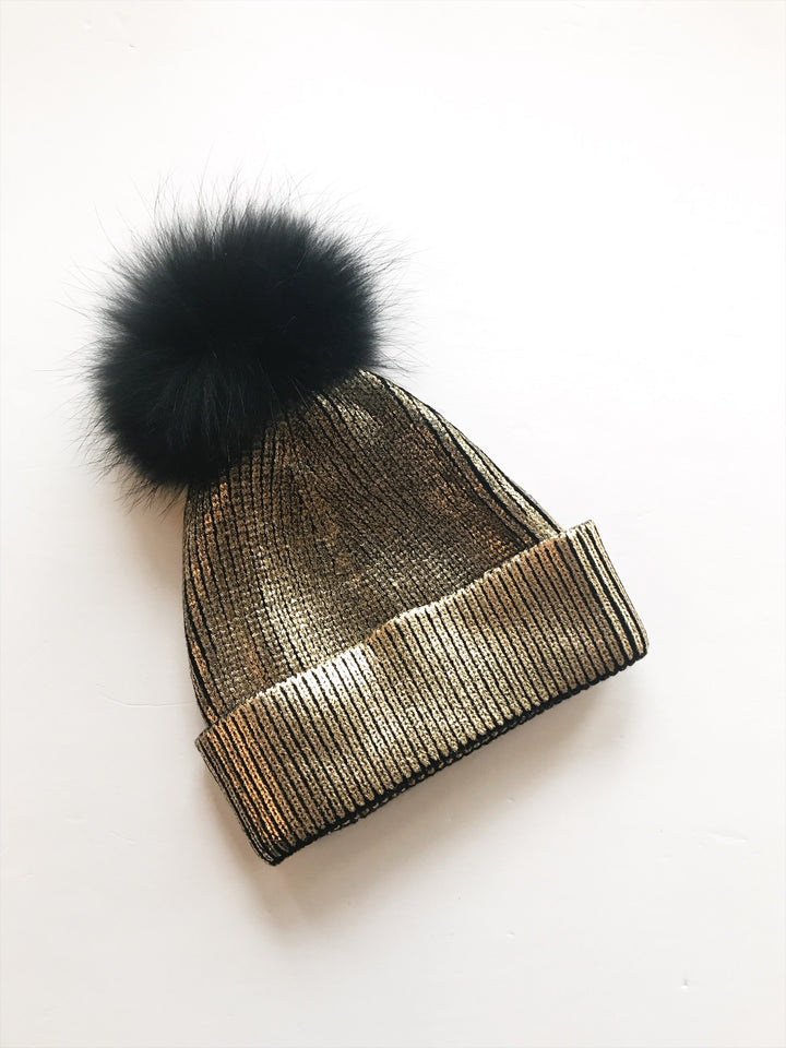 Equation Cooper Hat in Ivory with Gold foil / EQUATION Boutique