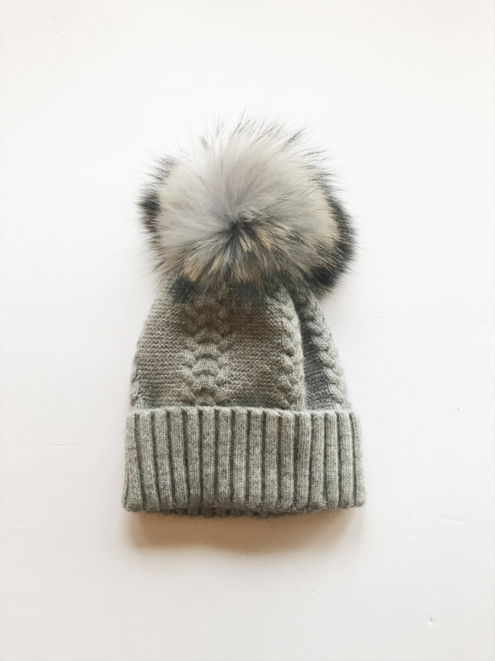 Equation Olivia Hat in Gray w/ Gray pom / EQUATION Boutique