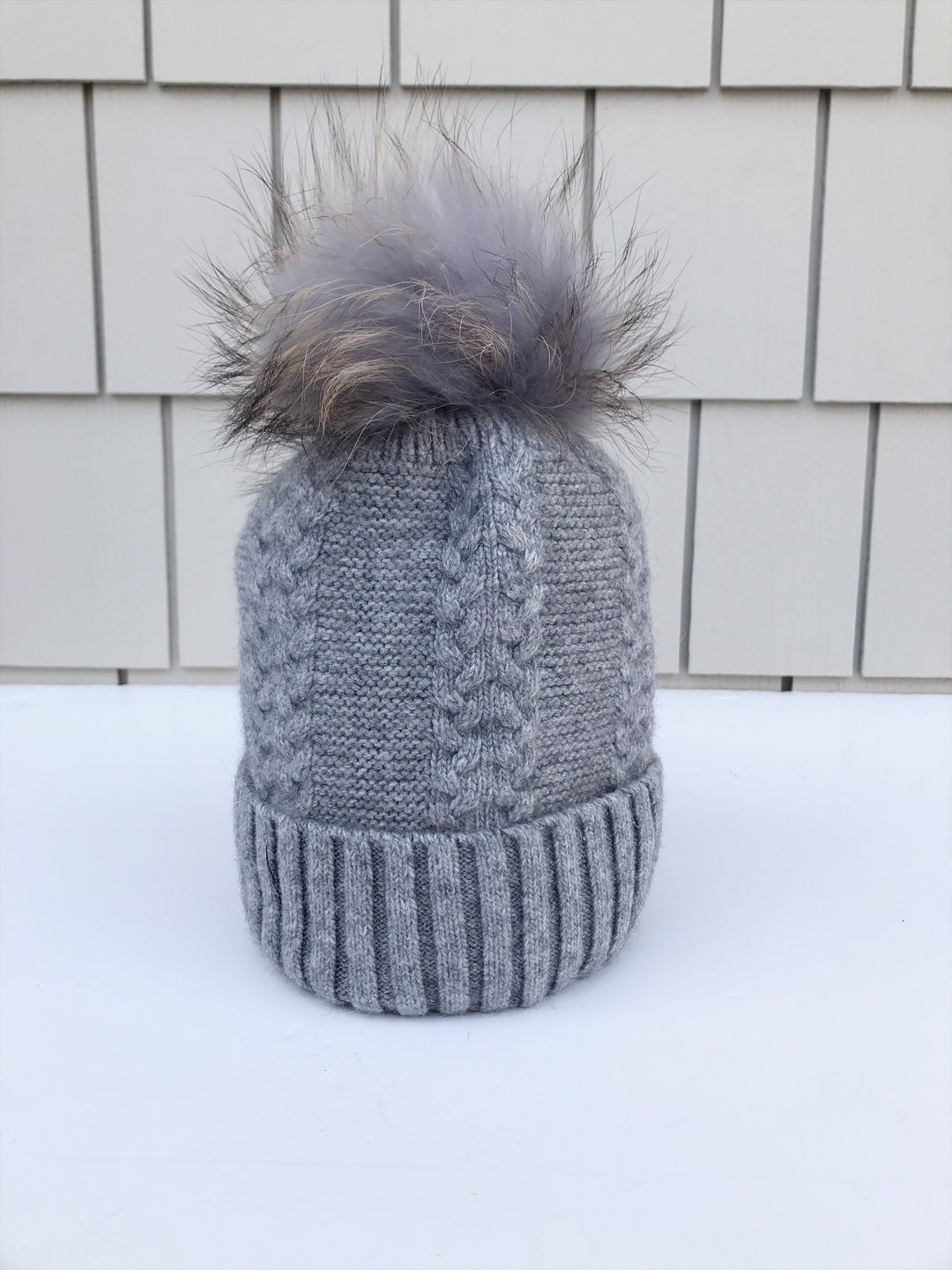Equation Olivia Hat in Gray w/ Gray pom / EQUATION Boutique