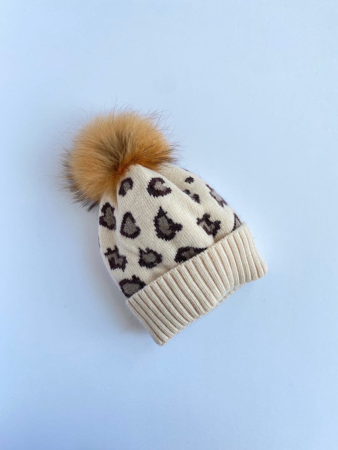Equation Leopard Hat in Cream