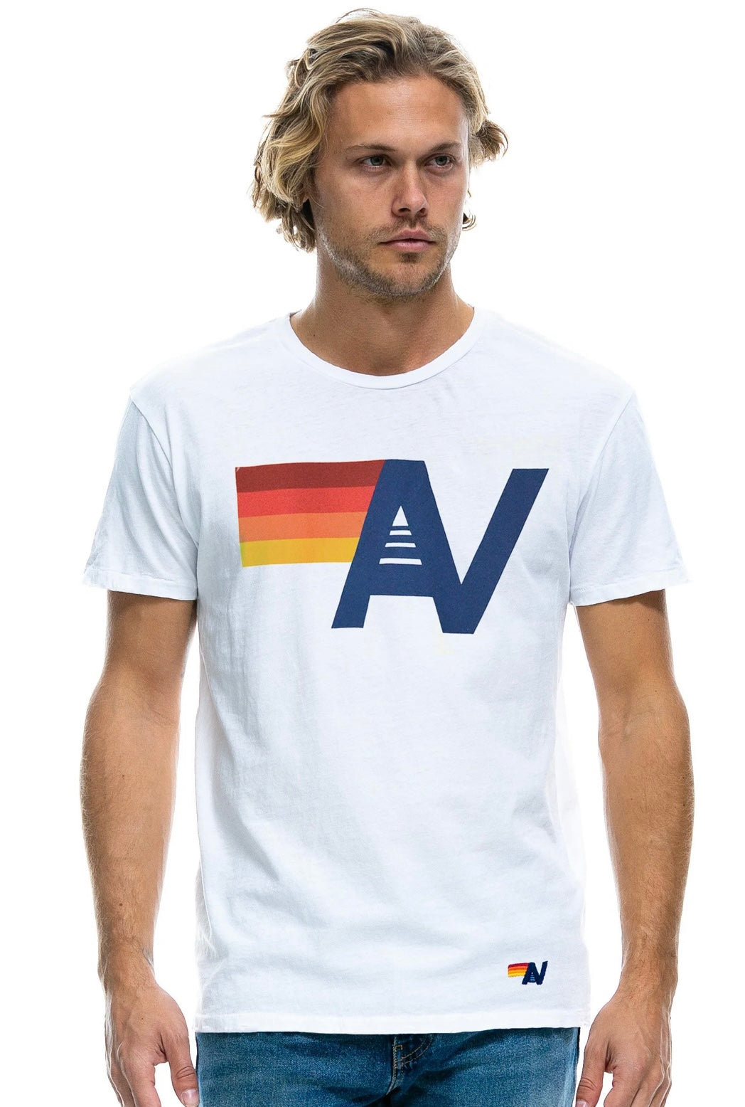 Aviator Nation Logo Tee - White