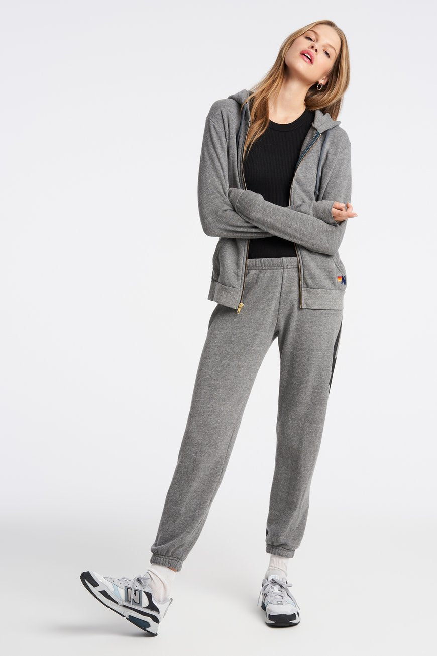 AVIATOR NATION SWEATPANTS - HEATHER GREY